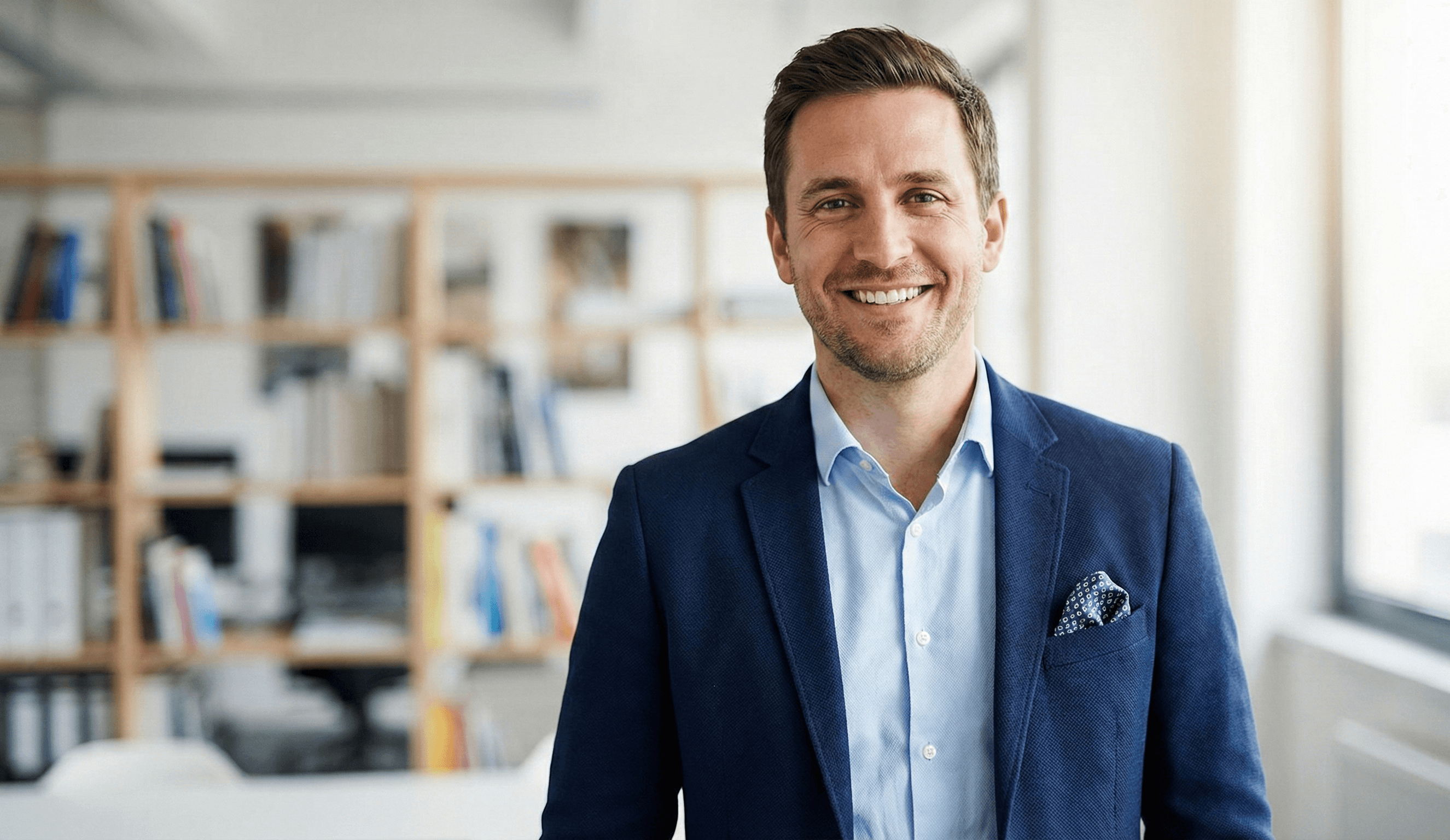 Confident professional man